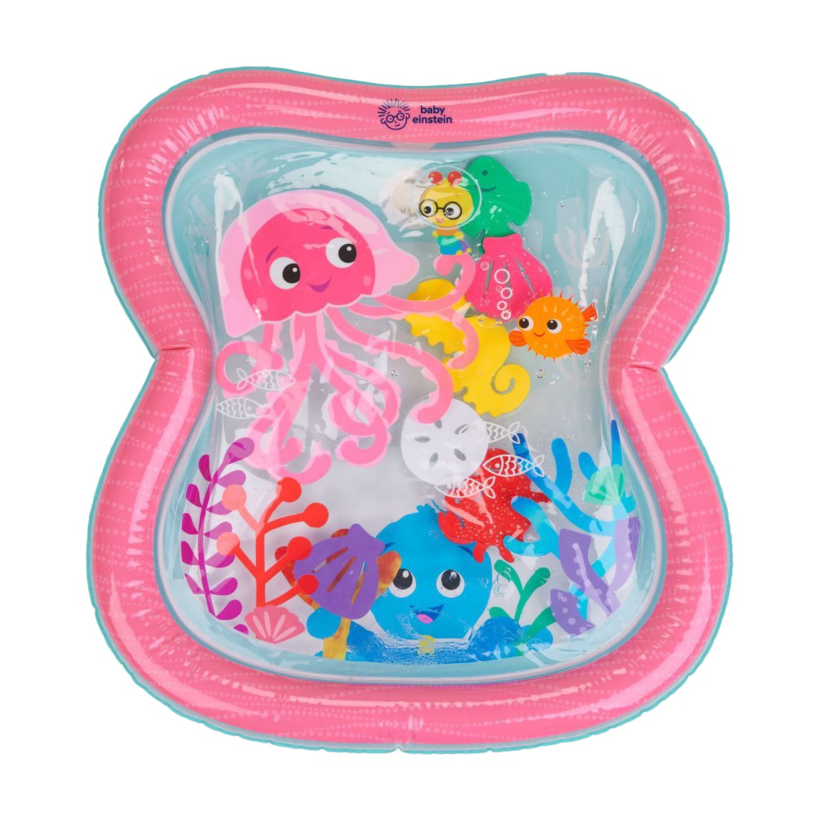 Дитячий водний розвивальний килимок Baby Einstein Jiggling Janet, від народження, 56*56 см (17558)